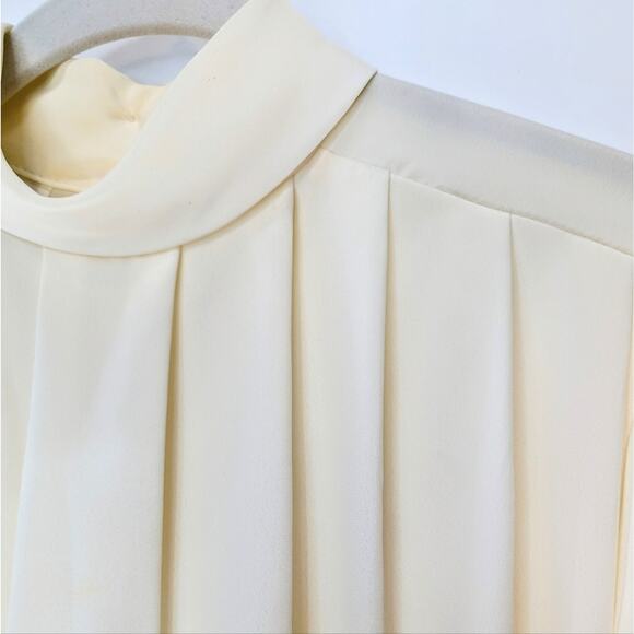 Vintage Helene St Marie pleated blouse | Size 8 | 240482 - Picture 3 of 6